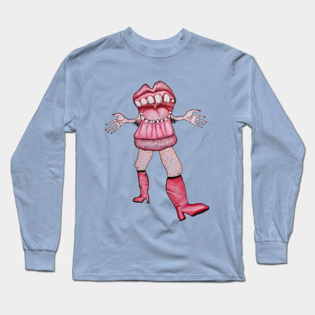 Loud Mouth Long Sleeve T-Shirt by ruthlessmeadow